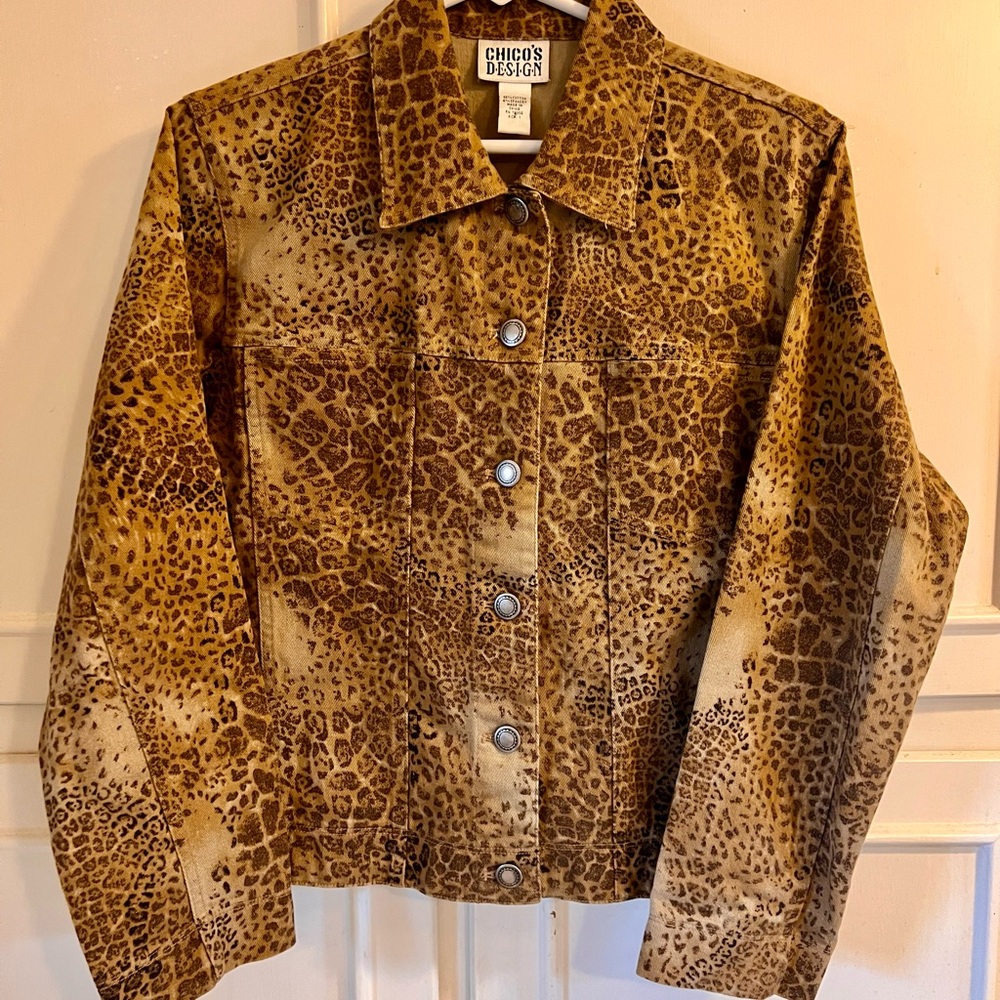 Leopard Print Chico’s Jacket